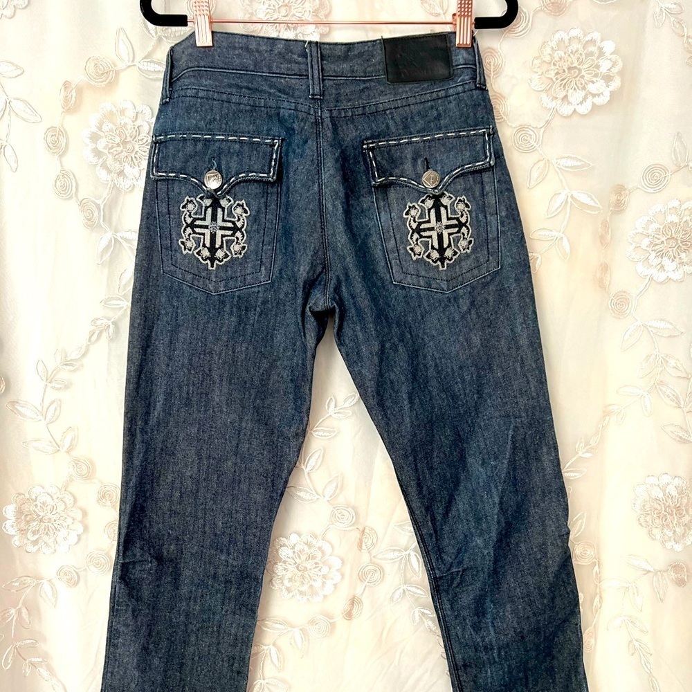 Men’s Fender size 29 blue/grey/black jeans. - Picture 3 of 15